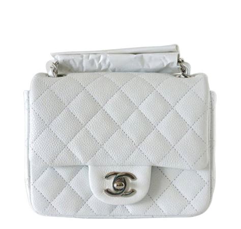 chanel white small doubll flap|Chanel mini flap bag price.